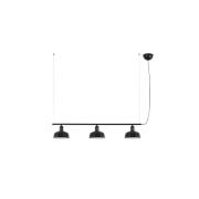 Faro Tatawin S - hanglamp - 100 x 18,4 x 210 cm - satijnzwart en glans...