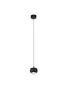Nova Luce Conga - hanglamp - Ø 9,6 x 140 cm - 13W LED incl. - zandzwar...