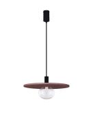 Nova Luce Vrahos - hanglamp - Ø 45 x 160 cm - rood terrazzo