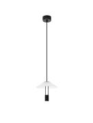 Nova Luce Anafi - hanglamp - Ø 22 x 210 cm - 8W LED incl. - zandzwart