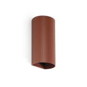 Faro Sole II L - wandlamp - 8 x 15,5 x 6,5 cm - terracotta