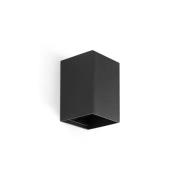 Faro Lune - wandlamp - 8 x 10 x 6,5 cm - zwart