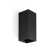 Faro Lune II L - wandlamp - 8 x 15,5 x 6,5 cm - zwart