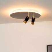 Lucide Jubel - plafondlamp - Ø 40 x 16,5 cm - 25W + 2x 5W dimbare LED ...