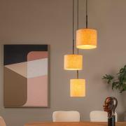 Lucide Maya - hanglamp 3L - Ø 46 x 177 cm - beige