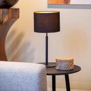 Lucide Maya - tafellamp - Ø 26 x 50,5 cm - zwart