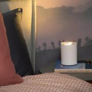 Lucide Tube - tafellamp - Ø 9,6 x 12,5 cm - 3 stappen dimmer - wit