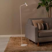 Lucide Stirling - oplaadbare vloerlamp - 28 x 20 x 137,5 cm - 3 stap d...