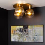 Lucide Marius - plafondverlichting - Ø50 x 22 cm - mat goud/messing