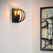 Lucide Manuela - wandverlichting - 20,5 x 14 x 17 cm - zwart