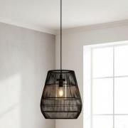 Lucide Nerida - hanglamp - Ø 35 x 389 cm - IP44 - zwart