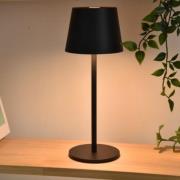 Lutec Roble - oplaadbare buiten tafellamp - Ø 11 x 28 cm - 1,1W LED in...