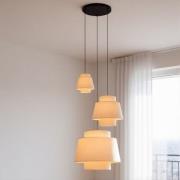 Lucide Tribute 3L - hanglamp - Ø 76 x 350 cm - beige