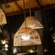 New Garden Bossa - buiten hanglamp met oplaadbare lichtbron en afstand...