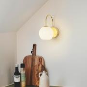 Nordlux Franca - wandlamp - Ø 13 x 22 cm - messing