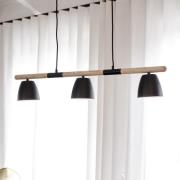 Nordlux Theo - hanglamp 3L - Ø 12,5 x 16 x 88 cm - zwart