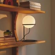 Nordlux Wilson - tafellamp - Ø 18 x 31 cm - zwart met wit