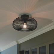 Nordlux Beroni - plafondlamp - Ø 40,3 x 21 cm - zwart