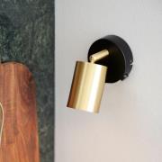 Nordlux Explore - wandlamp met schakelaar -  Ø 8 x 14,5 cm - goud met ...