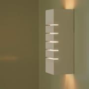 Nordlux Lancio - wandlamp - 7,5 x 7,5 x 21,5 cm - wit